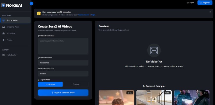 NORAS.AI – Der moderne AI Video Generator für jeden